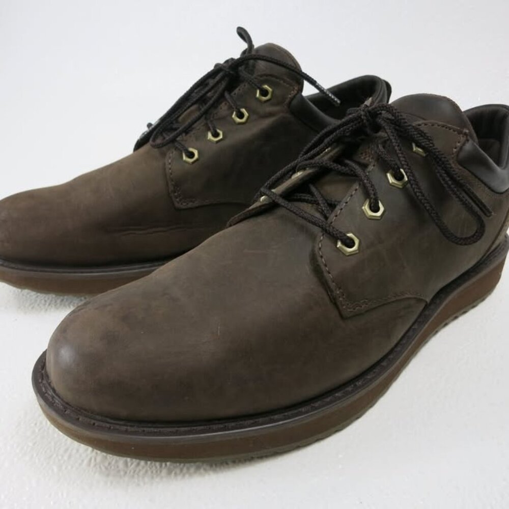 L . L. Bean Nubuck Leather Shoes No Insoles Mens Casual Dress Footwear sz 12 M